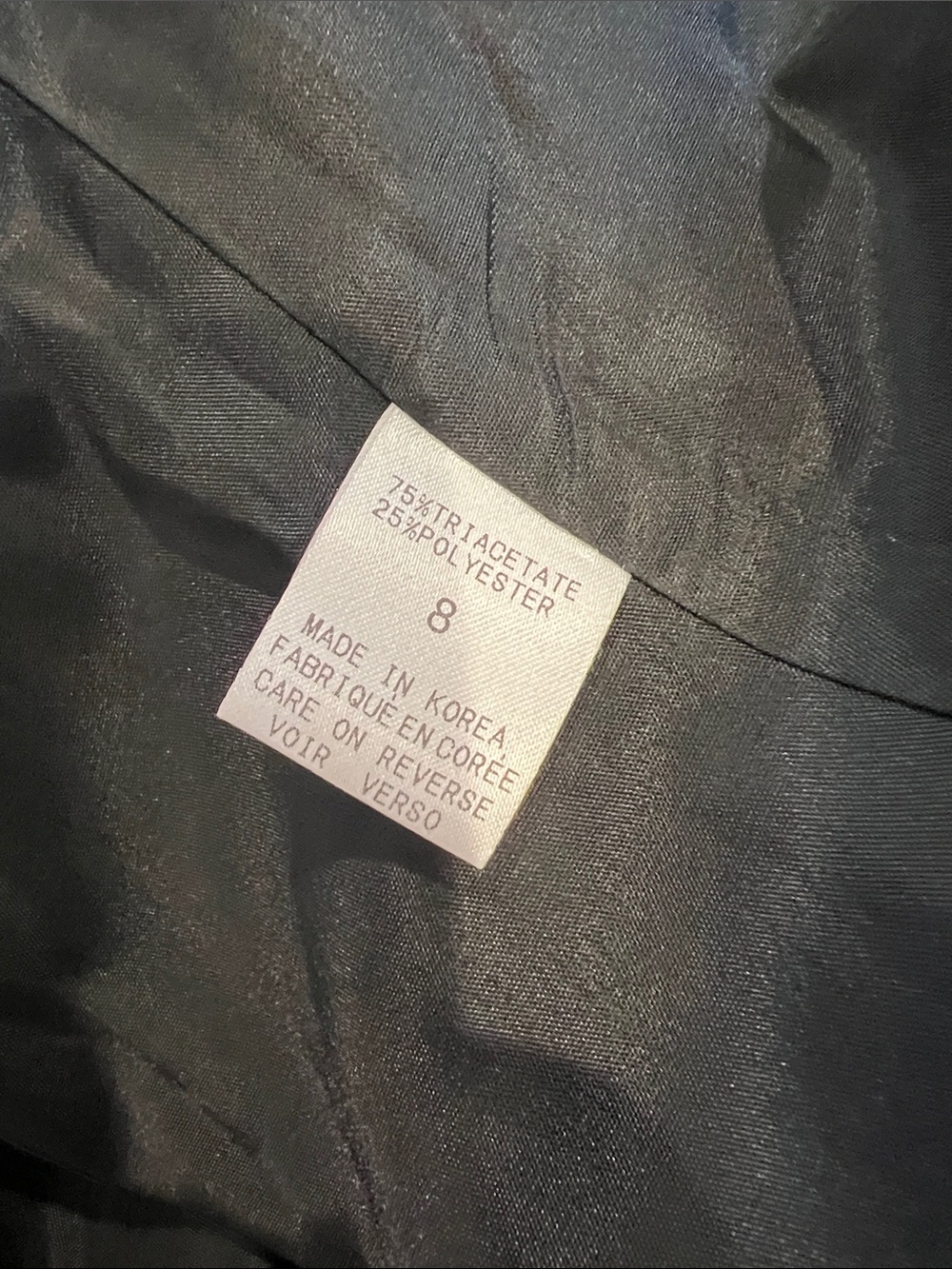 Classic Black Satin-Trim Sleeveless Evening Dress - Picture 5 of 5
